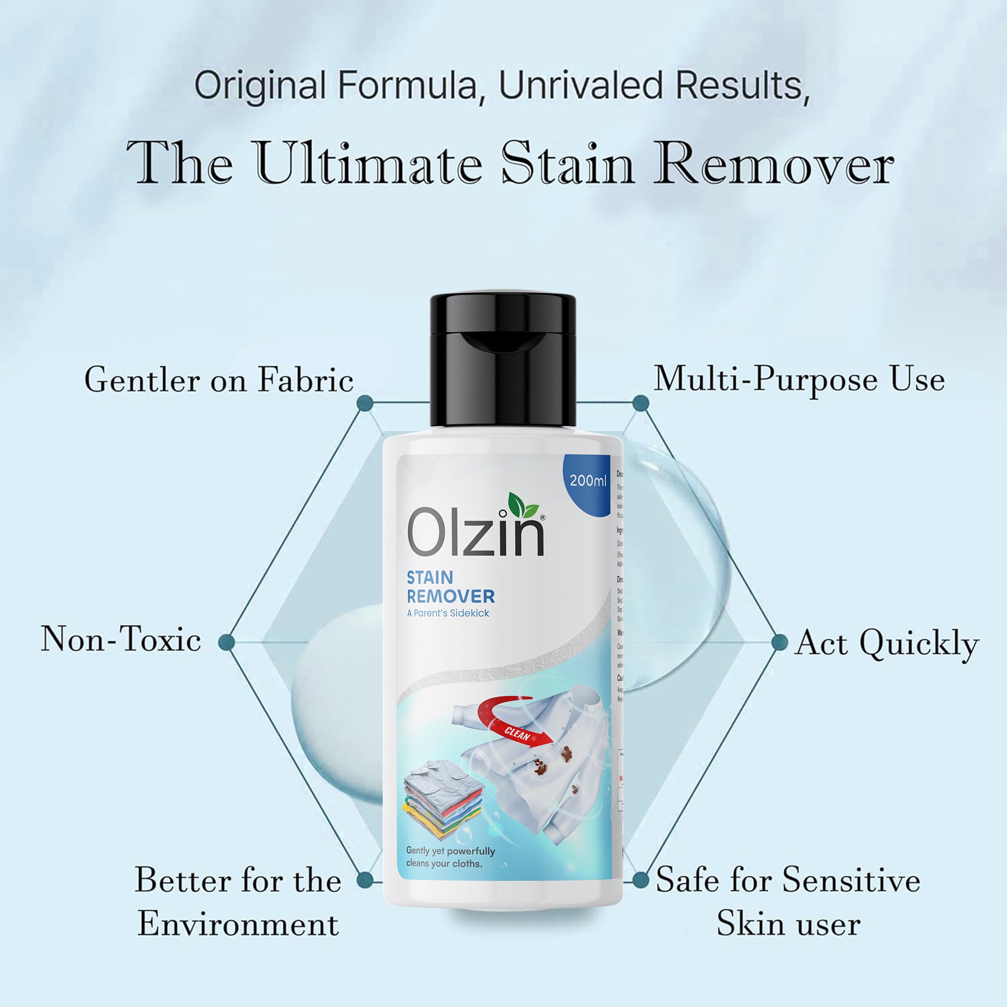 Olzin Fabric Stain Remover For Clothes
