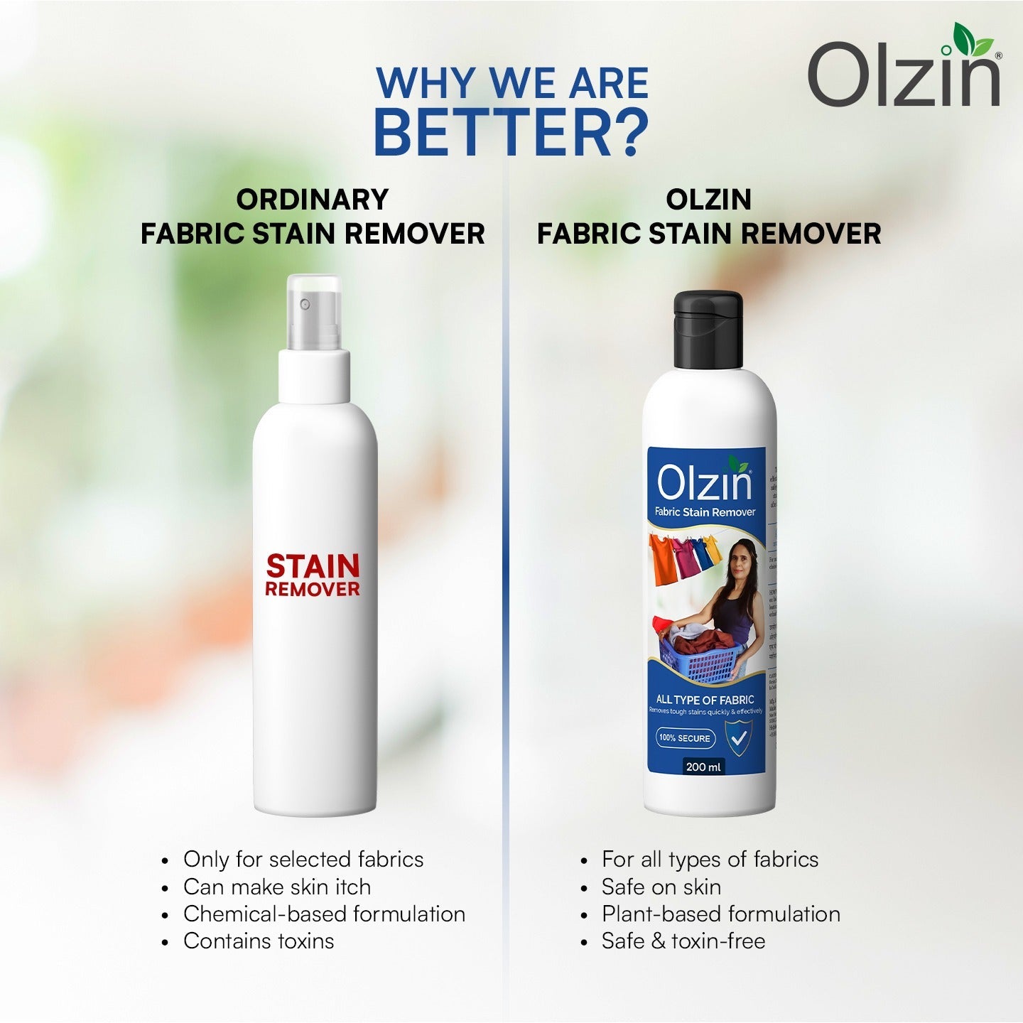 Olzin Fabric Stain Remover For Clothes