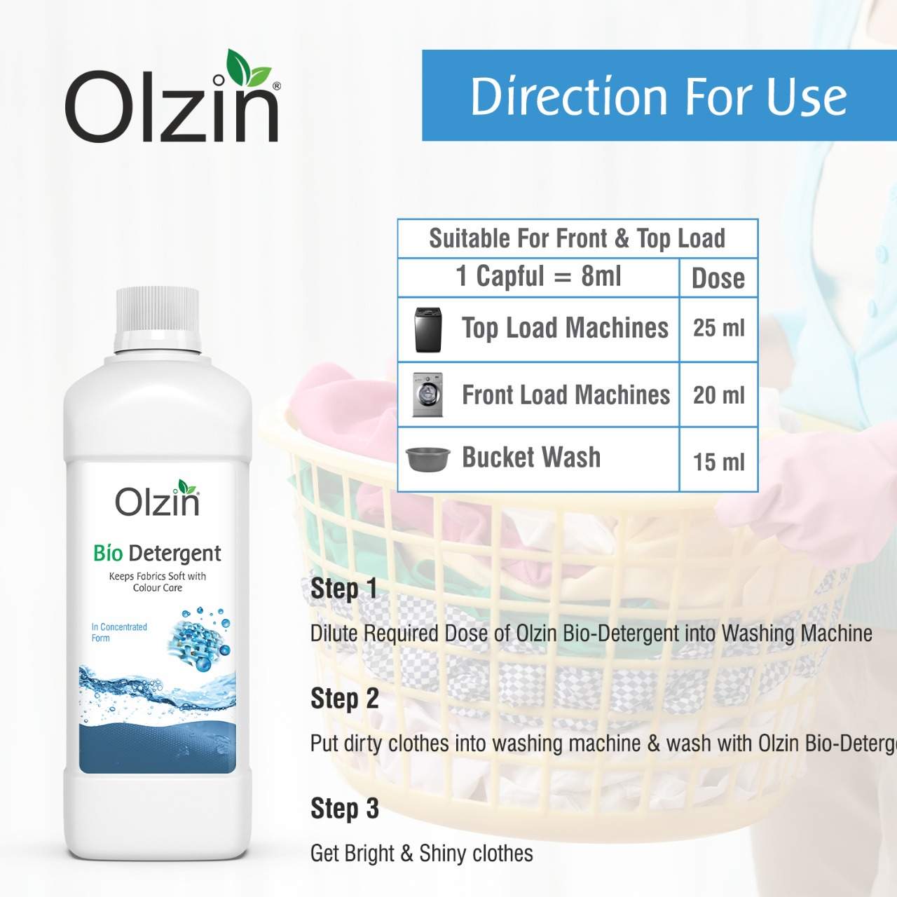 olzin bio detergent 500ml