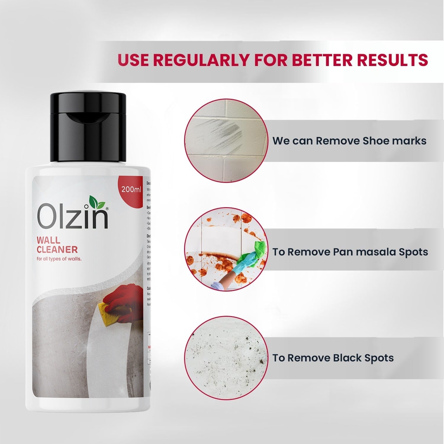 Olzin Wall Cleaner – Multi-Surface Tough Stain Remover